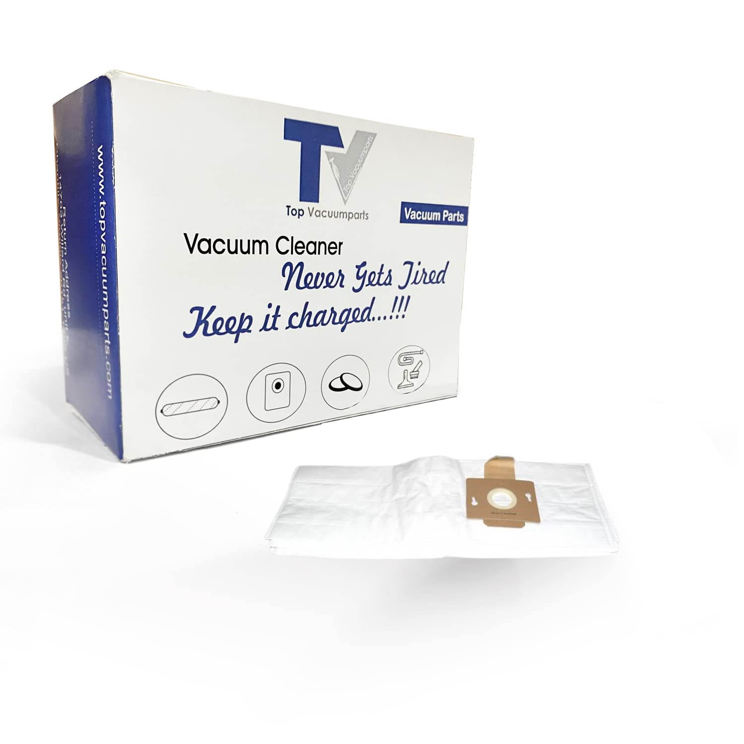 Replacement Part For Carpet Pro CPULW Vacuum Cleaner Paper Bags 6PK # Compare To Part CPLW-H6