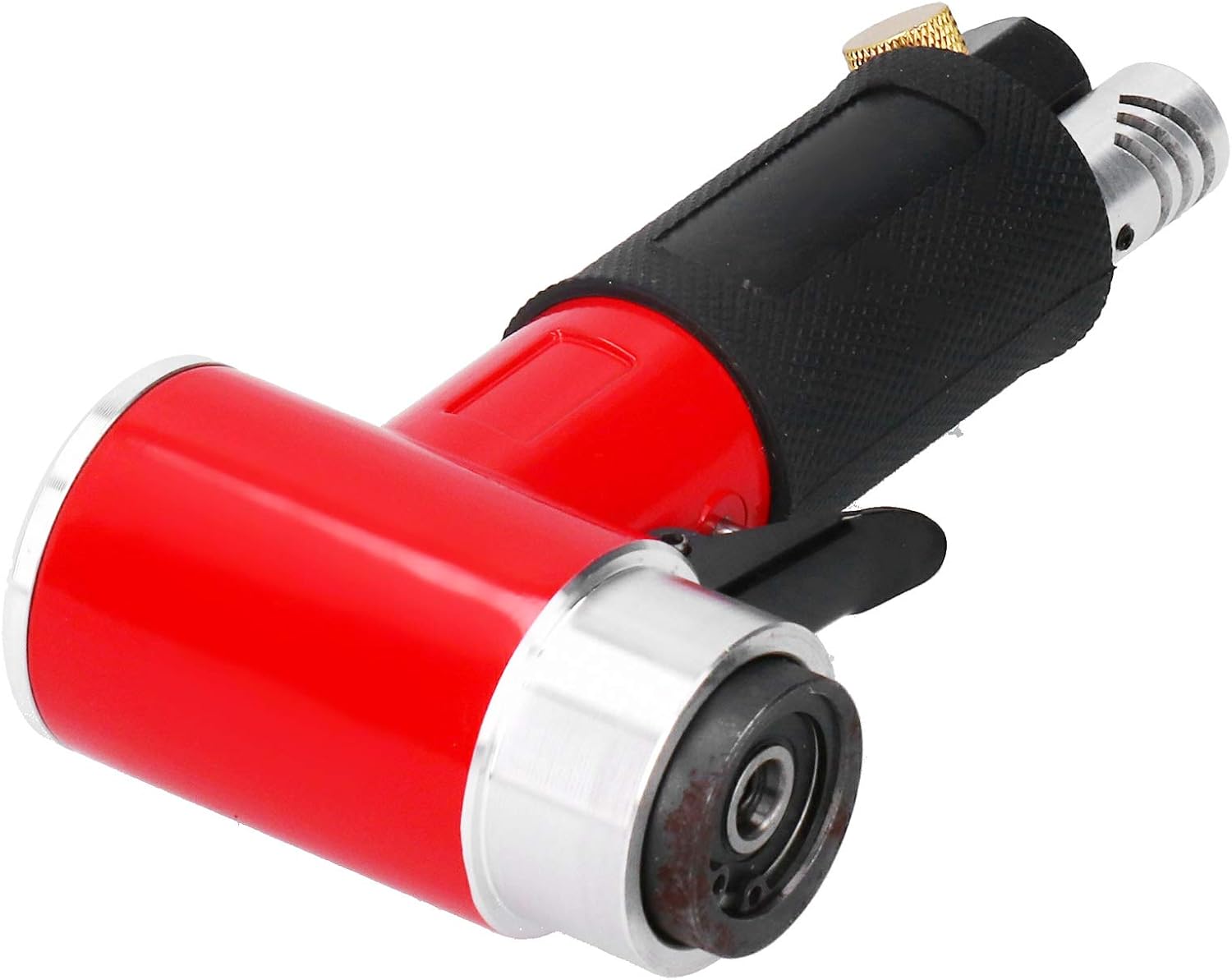 Pneumatic Sandpaper Machine, Eccentric Air Sander with 2/3 in Sanding Pad, Low Noise High - Speed Air Polisher for Mirror Buffing on Metal Wood Plastic