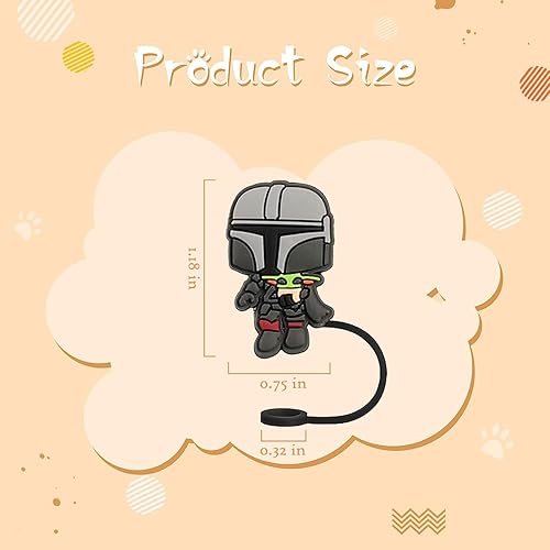 Miniatura 28 de Stanley Cup - Juego de accesorios que incluye 6 tapones de silicona a prueba de derrames, 2 tapas de popote para popotes de 0.39 a 0.39 pulgadas, 1