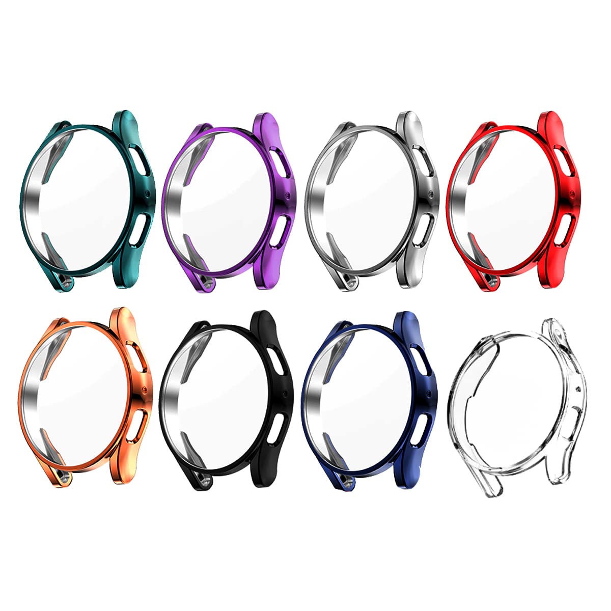 Compatible with Samsung Galaxy Watch 5 Case 40mm, All-Around Shock-Proof Protective Case with Screen Protector Soft TPU Bumper Case for 40mm Galaxy