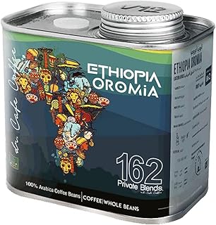 حبوب قهوة أوروميا الإثيوبية المخصصة من مصدر واحد الأرابيكا 100% دكتور كوفي الحبة الكاملة وعاء