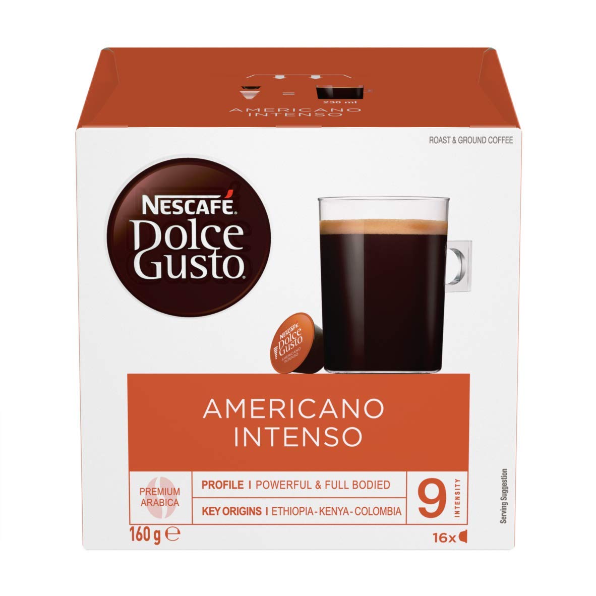 NESCAFÉ Dolce Gusto Americano Intenso Coffee Pods, 16 Capsules (16 Serves)  160g : Amazon.com.au: Pantry Food \u0026 Drinks