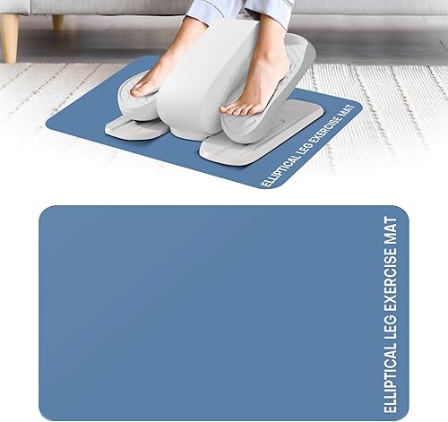 Miniatura 11 de Alfombrilla elíptica para debajo del escritorio, equipo de ejercicio antideslizante para bicicleta Peloton, pequeña alfombrilla de ejercicio para