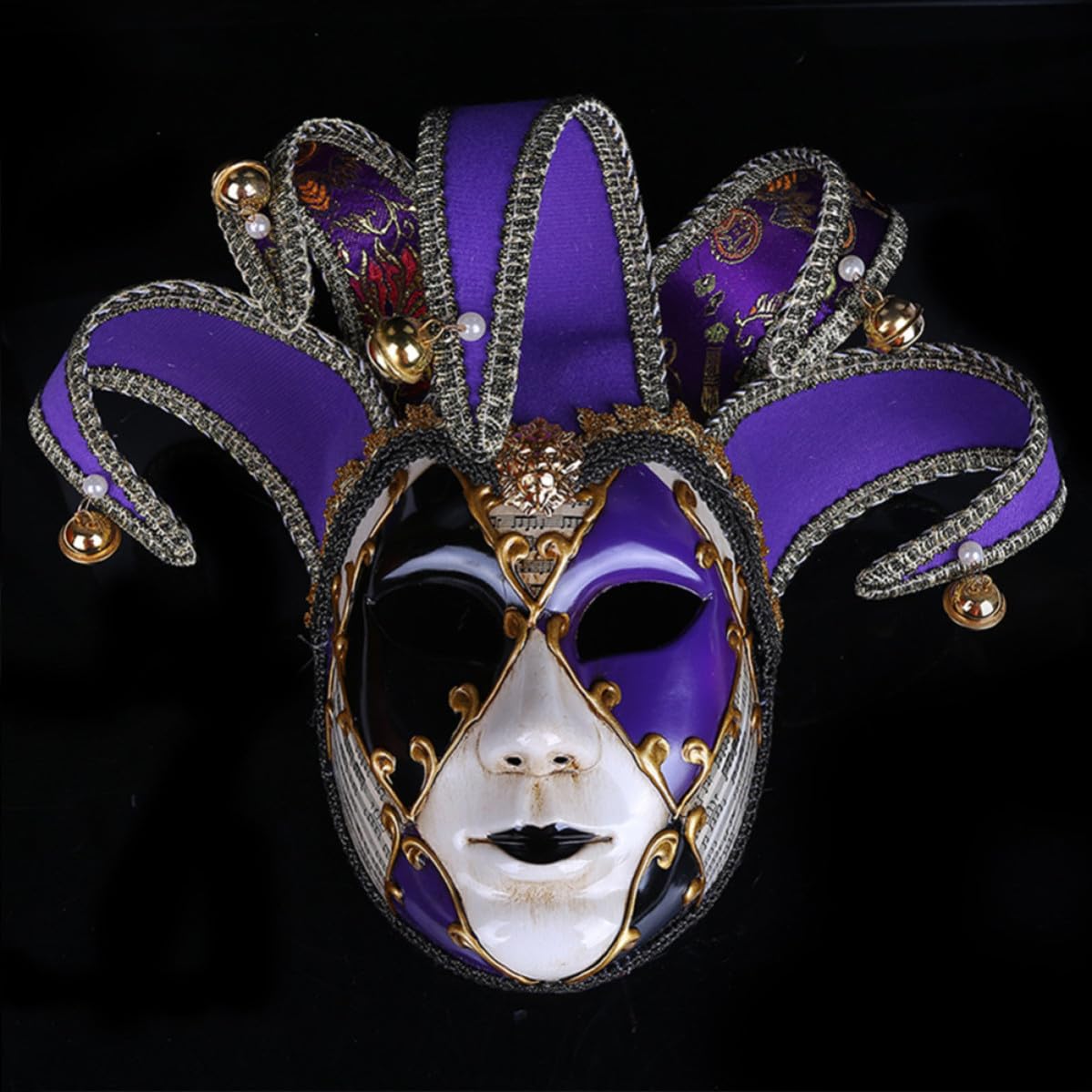 Veneciana de Plástico Púrpura de Cara Cómoda Olor para y Fiesta Adecuado para y Disfraces Vintage