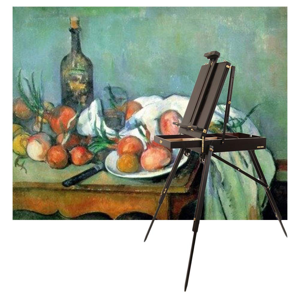 WDSOPK Easel Stand for Display Easel Stand for Wedding Sign Easel Tripod Easel On Wheels(Brown)