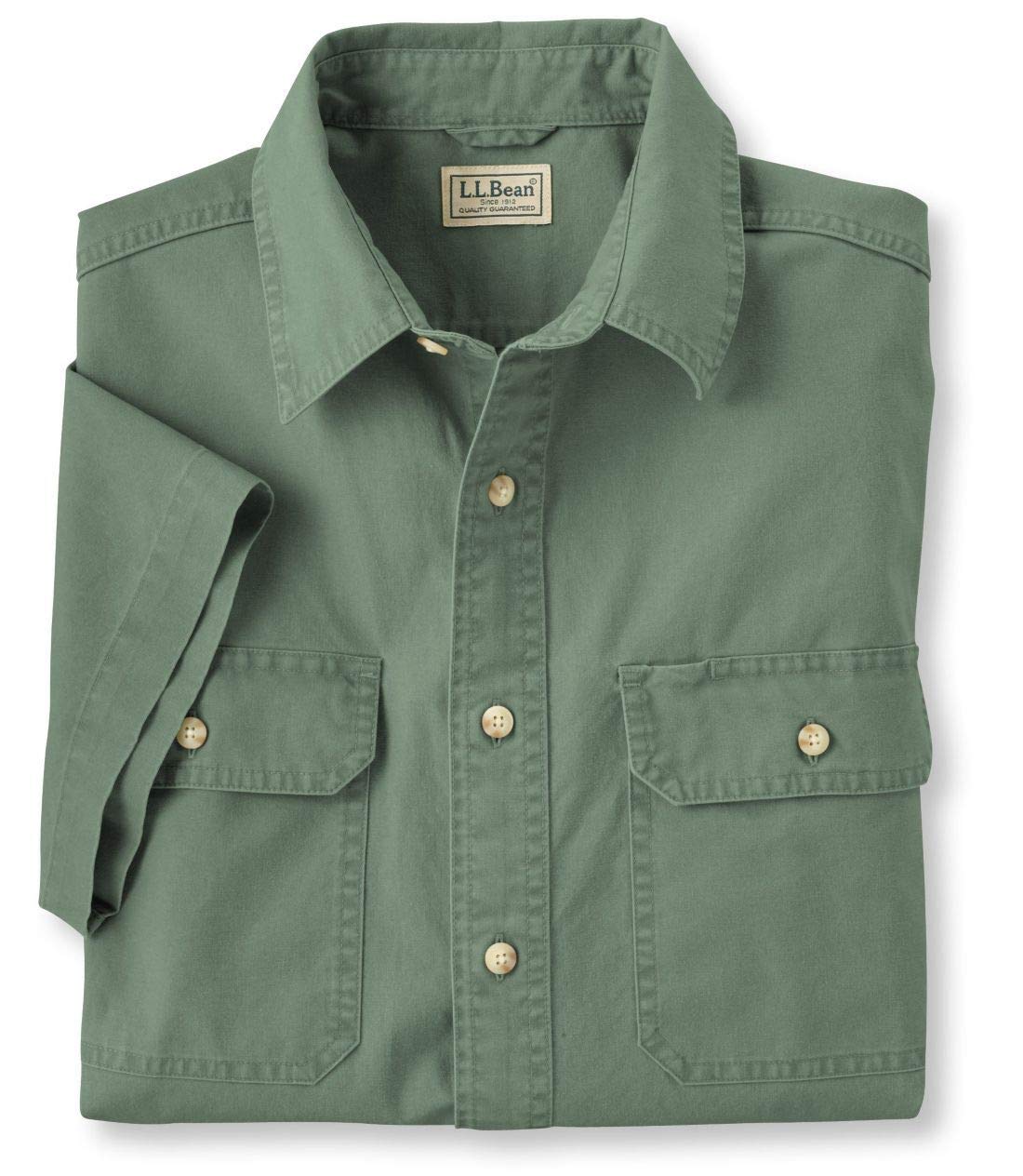 LLB Men s Sun Shoes Canvas Shirt Short Sleeve Japan Fit