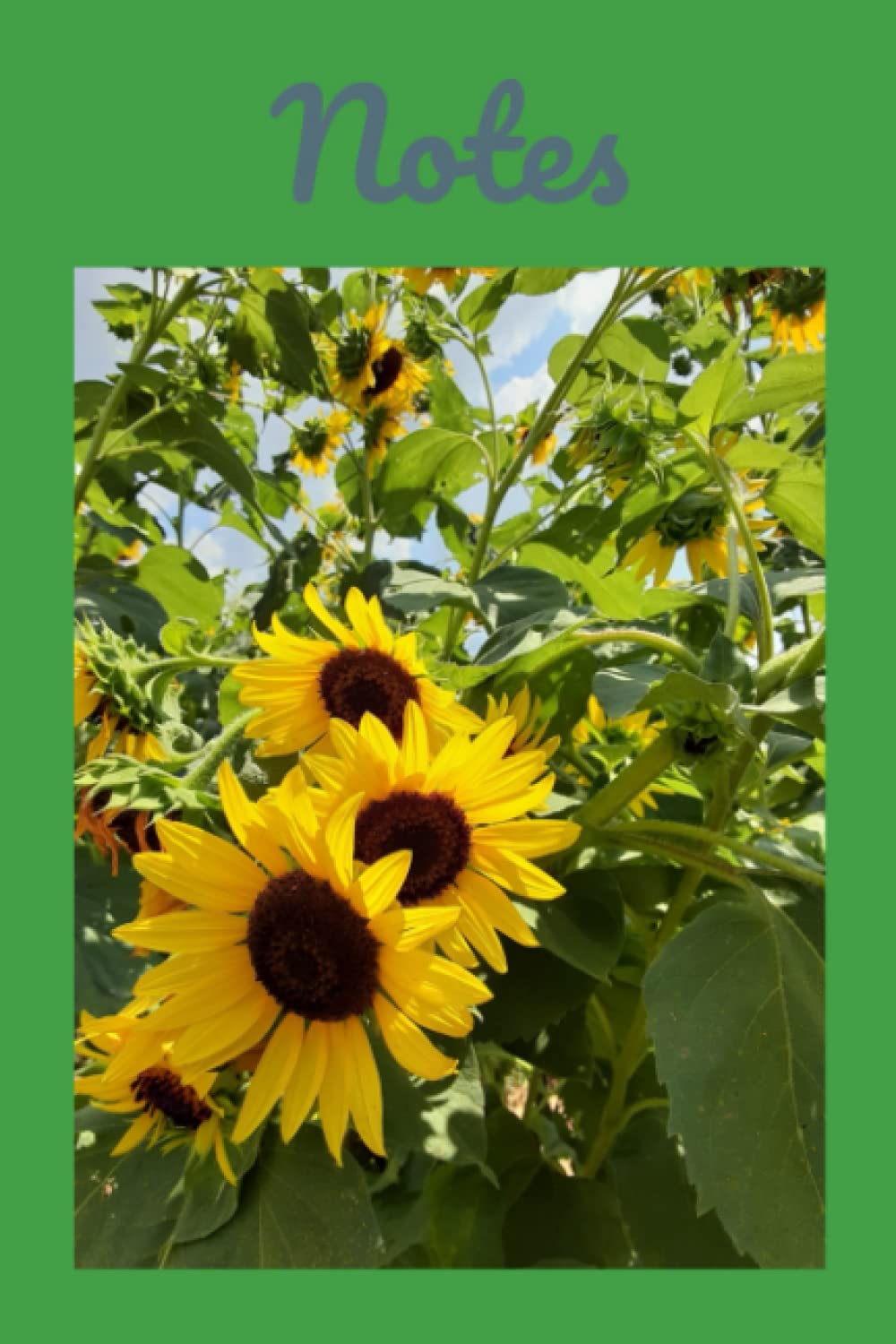 sunflower notebook