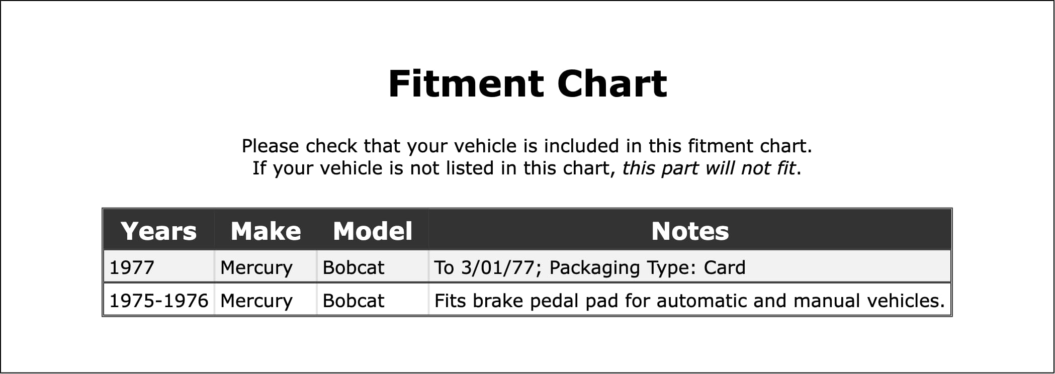 Headlight Adjusting Screw Compatible With Mercury Bobcat 1977 1976 1975 P-2225523