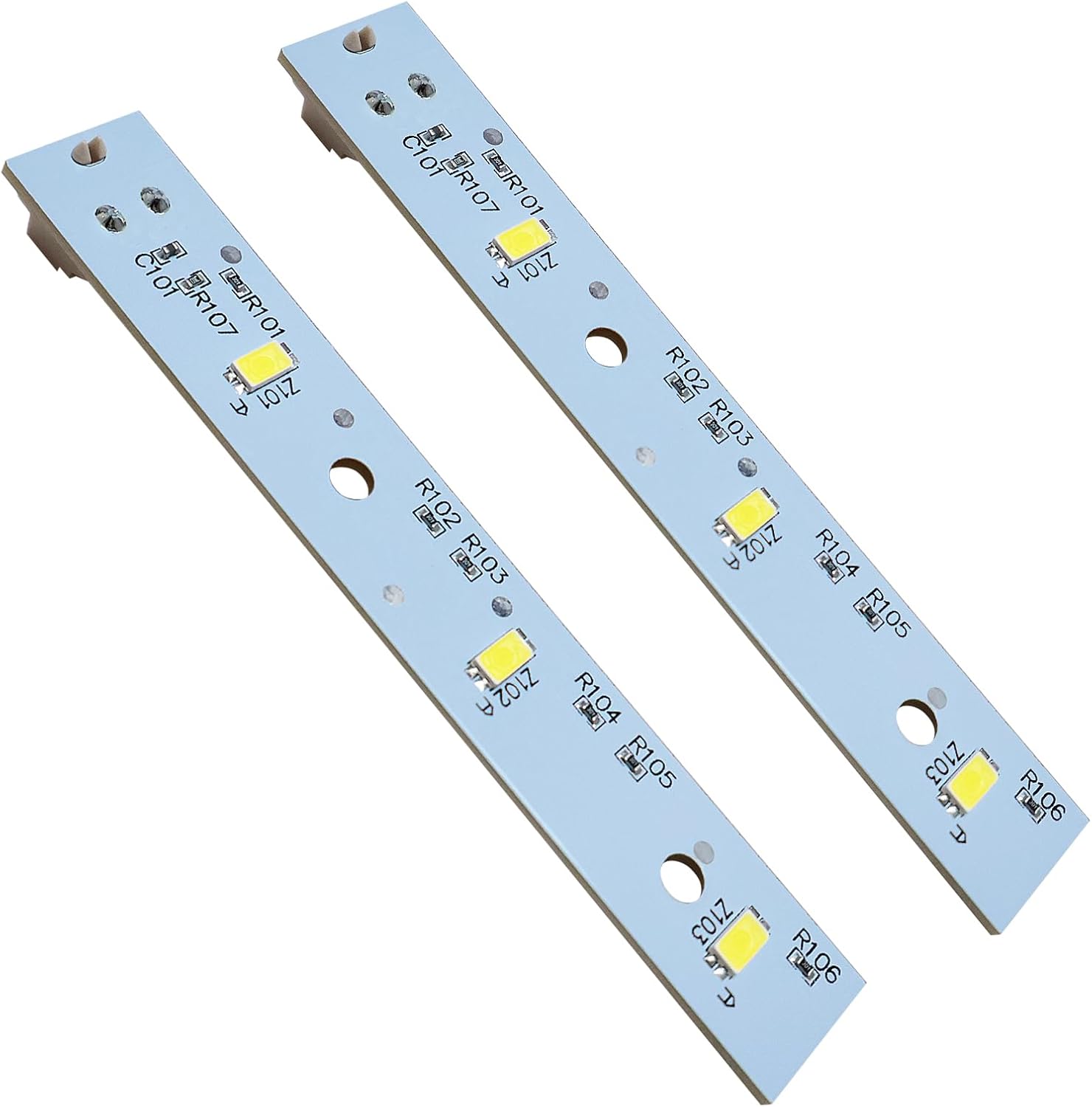 2pcs WR55X26671Refrigerators LED Light Board Compatible With GE wr55X26671 LED Refrigerators Light Bulb Replacement 4468532 AP6035586 PS11767930