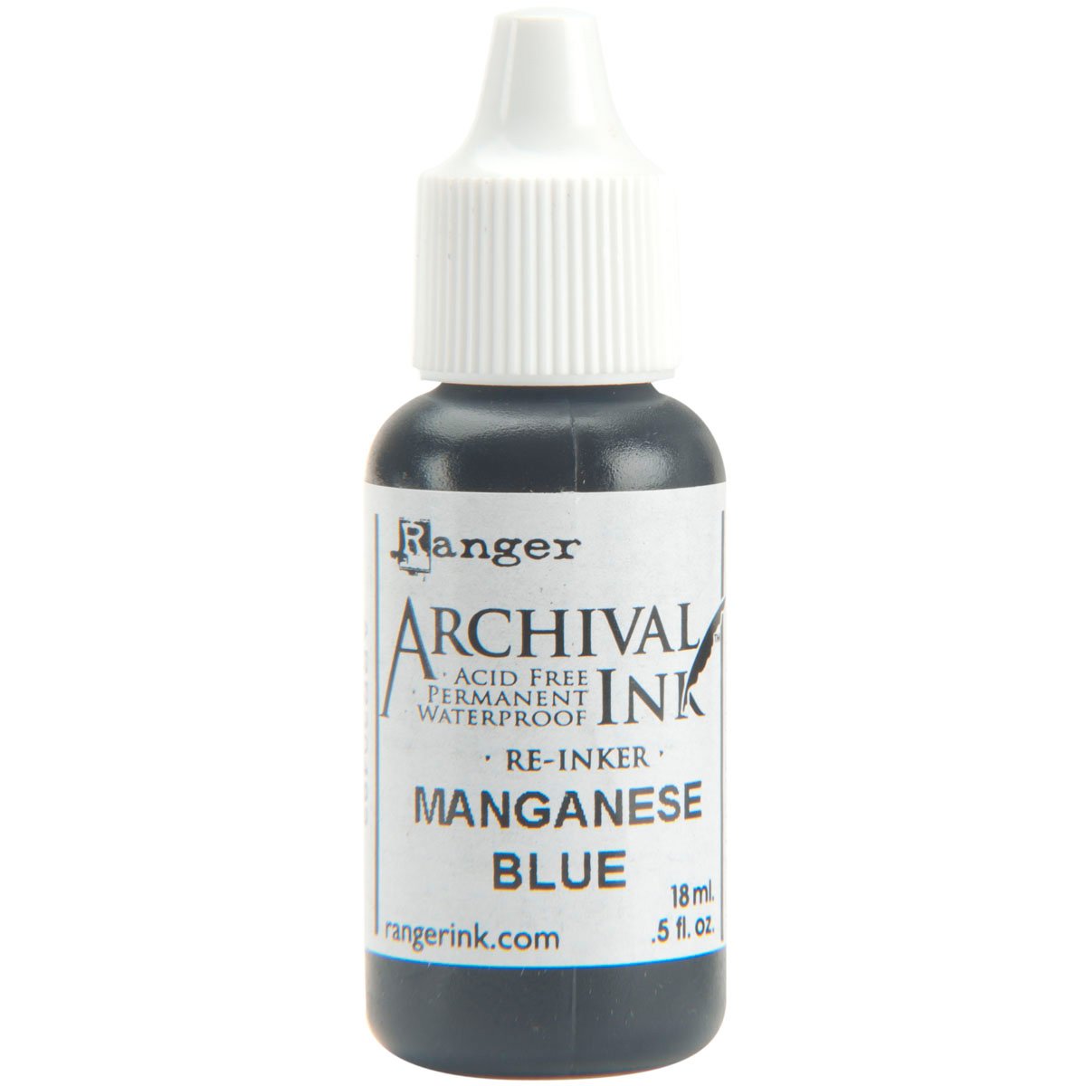 Archival Pad Re-inkers Ranger Industries Archival Re-Inker, Manganese Blue