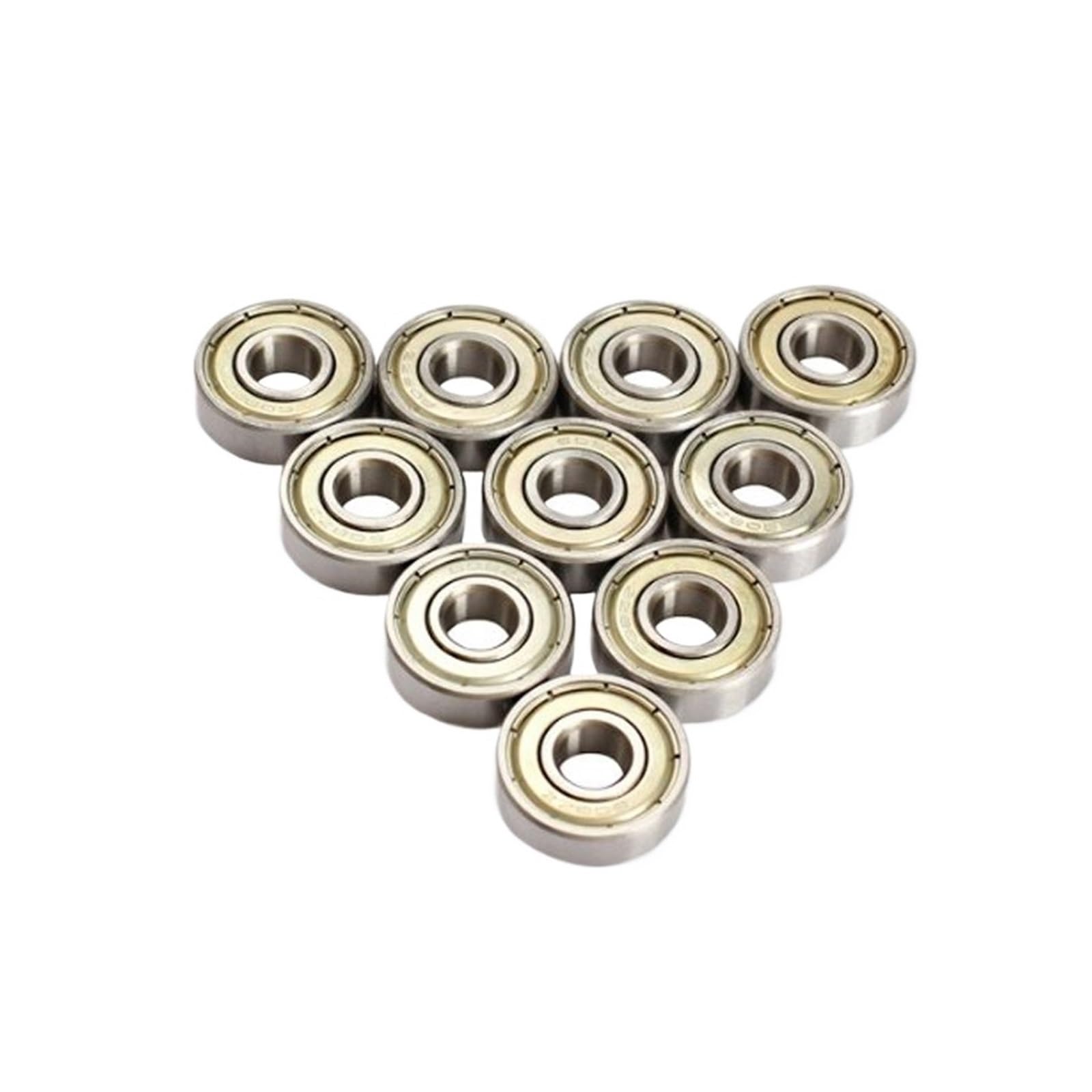 10 Piezas Cojinete 608 608Z 608ZZ 8x22x7 Cojinetes de Bolas en Miniatura Blindados Cojinete de Bolas
