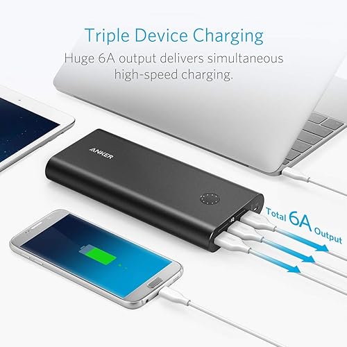 Miniatura 6 de Carga rápida Anker PowerCore+ 26800Premium cargador portátil con Qualcomm Quick Charge 3.0(batería externa de aluminio de 3 puertos de ultra-alta