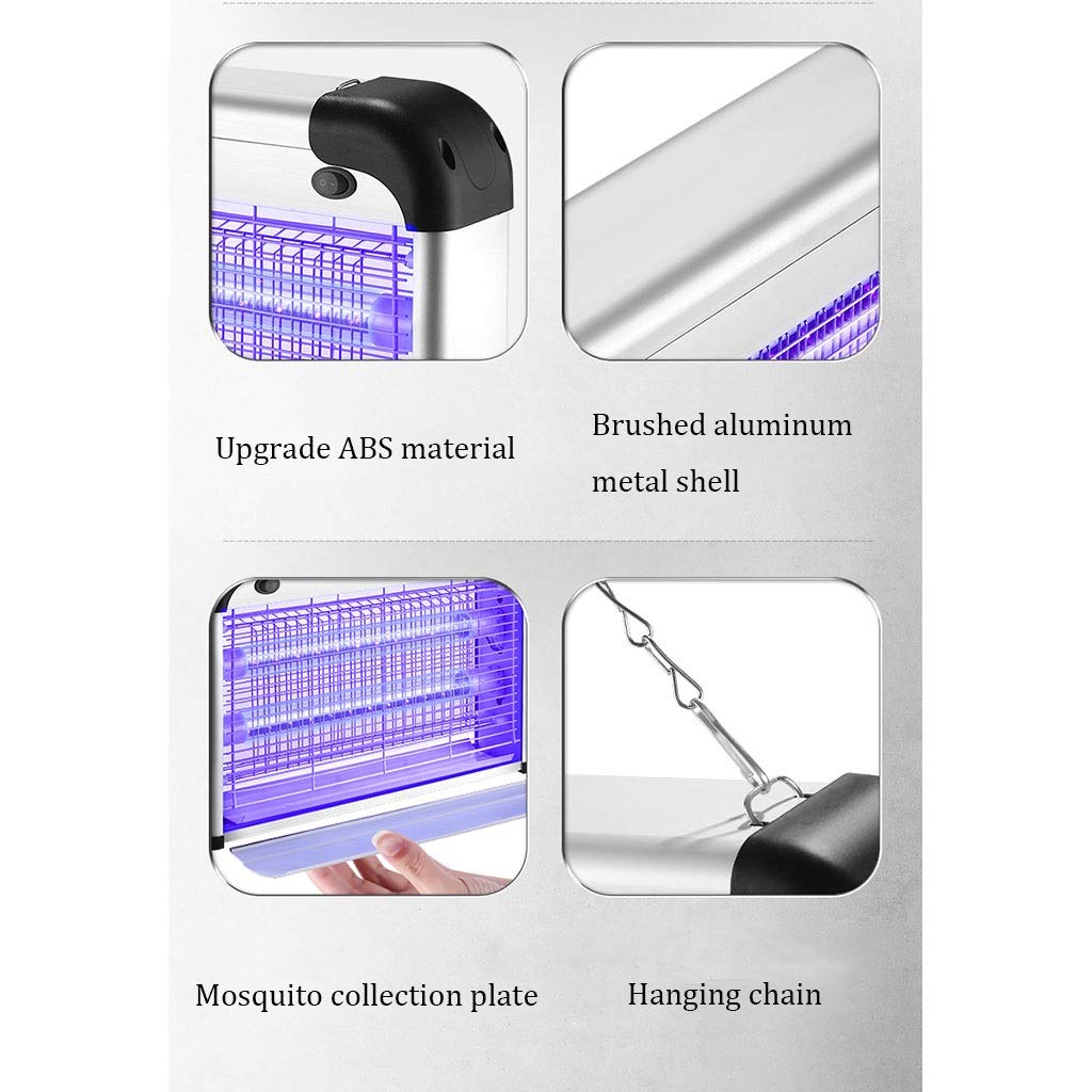 Elektryczna lampa owadobójcza, lampa LED UV do użytku w pomieszczeniach, energooszczędna lampa przeciw komarom, owadom, molom i innym szkodnikom, lampa LED na komary