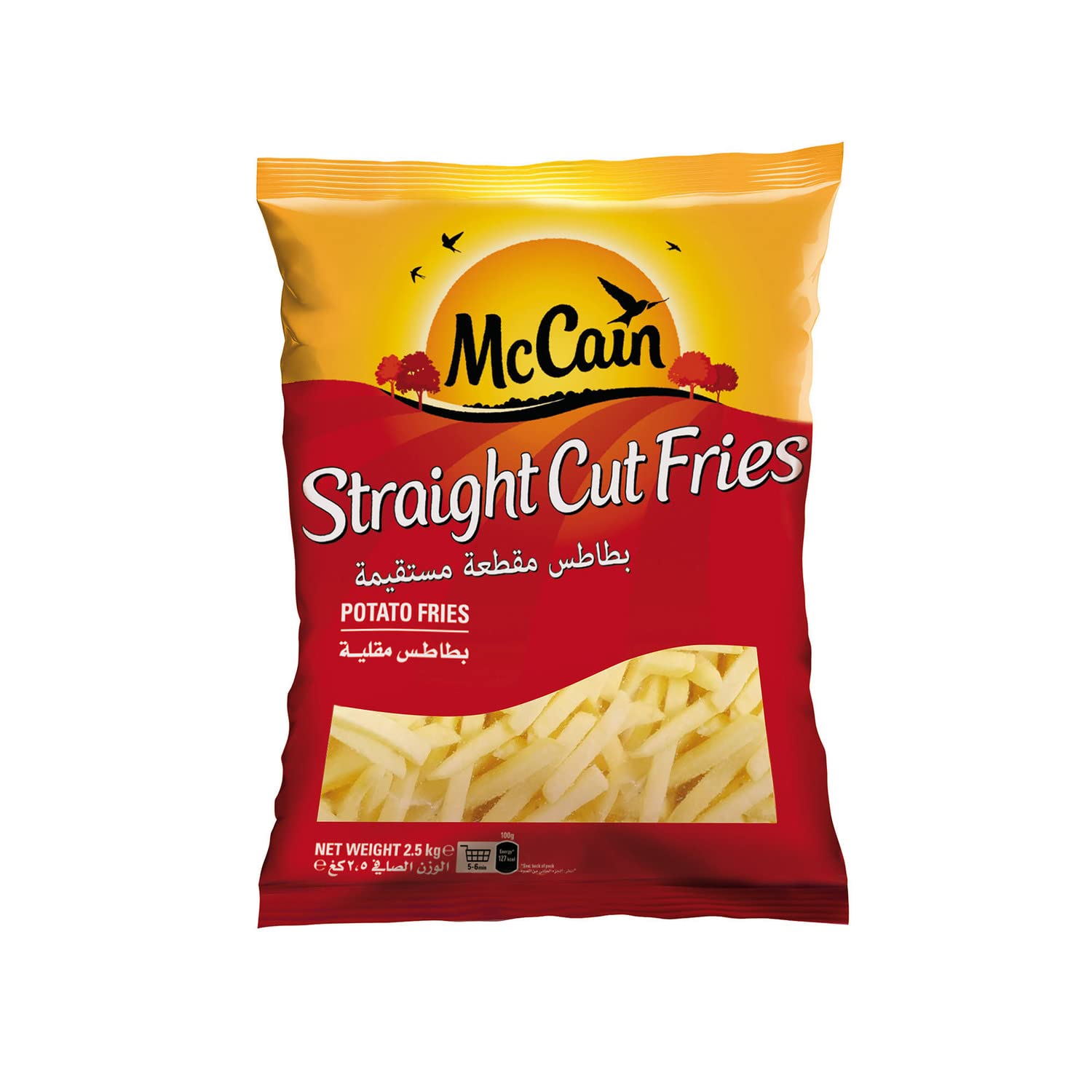 MccainStraight Cut Potato Fries 2.5kg