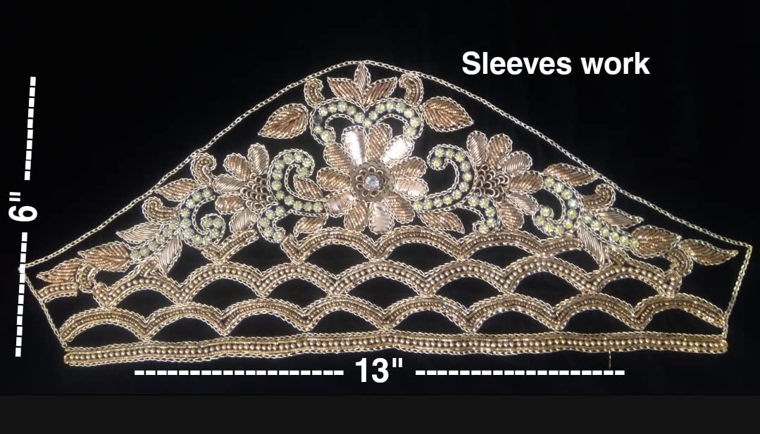 BORDER MUSEUM DesZardozi with Badla work Blouse on Black Velvet 2