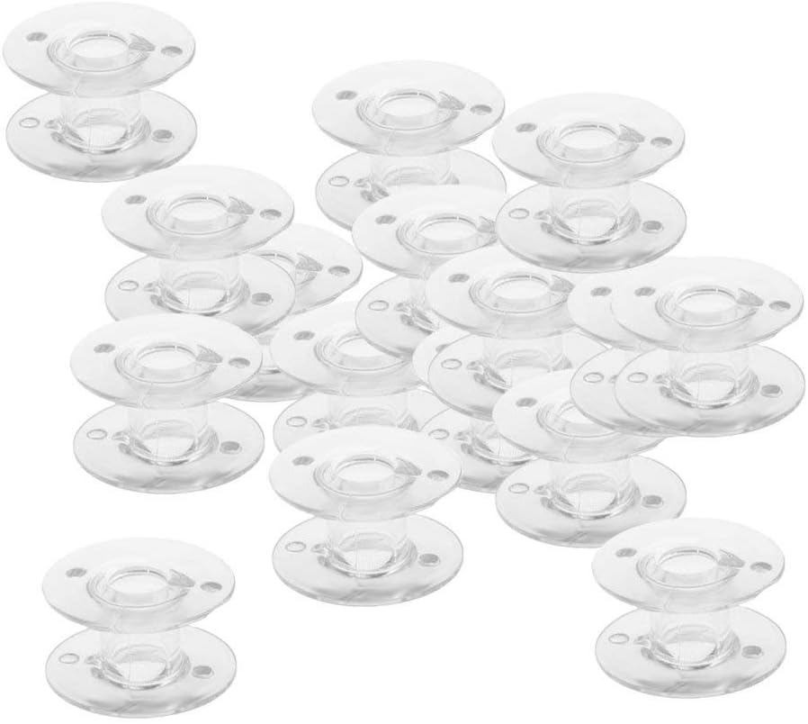 Rajesh Bobbins (Made in Taiwan) for Any Automatic homeuse Sewing Machines (Singer/USHA/Brother/Rajesh) (24 Bobbins)