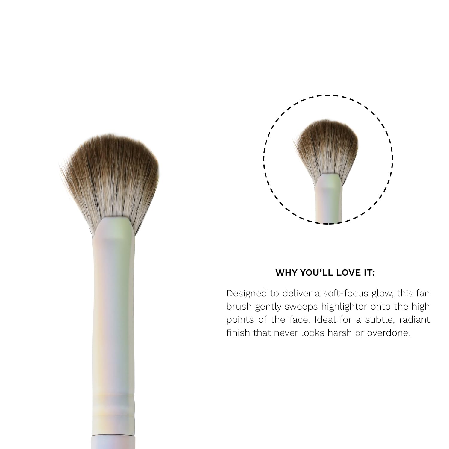 PAC X SARAH Fan-Tastic Highlight Brush 1