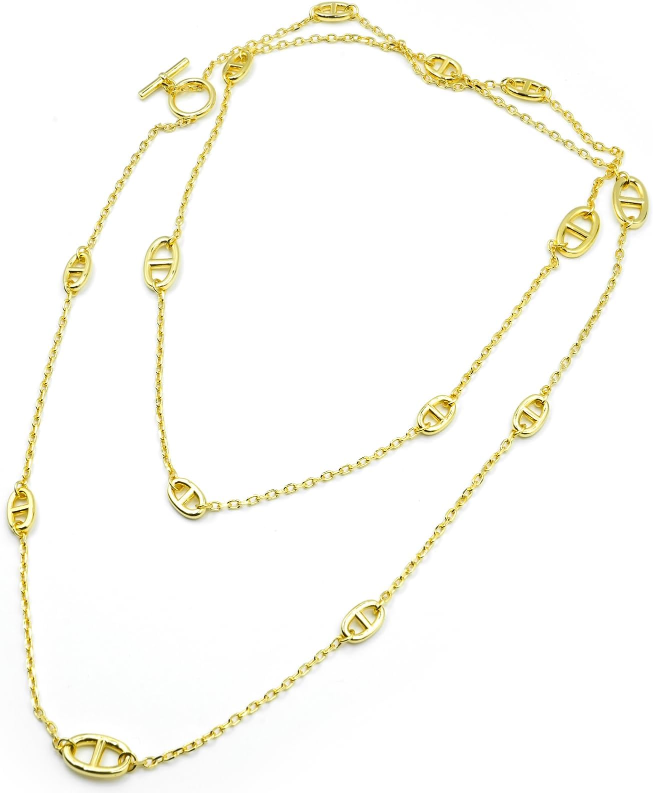 Gold Pig Nose Necklace