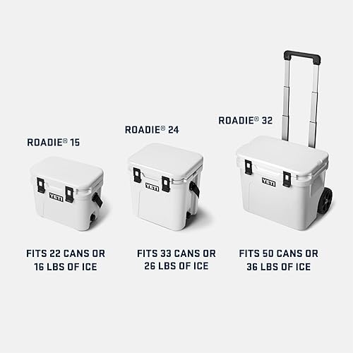 Miniatura 6 de YETI Roadie 24 2.0 - Enfriador duro con correa de hombro DoubleDuty y tapón de drenaje