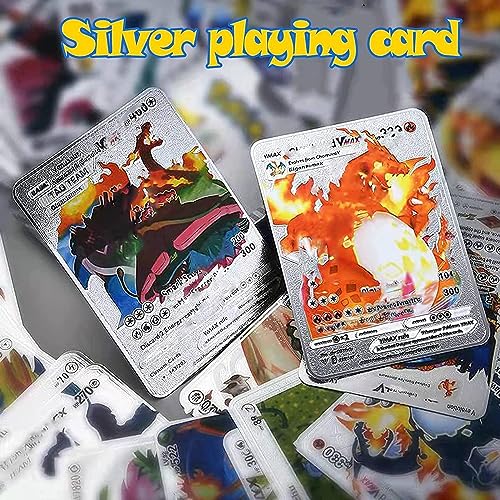Image of VARIYA ENTERPRISE New Playing Cards | 55 Pcs Gold Foil Card | Assorted Cards TCG Deck Box | V Series Cards Vmax GX Rare Golden Cards and Common-Rare Mystery Card | Best Gift for Kids