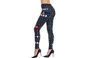 Pac-Man Ghost Leggings: Hauntingly Stylish Workout Wear