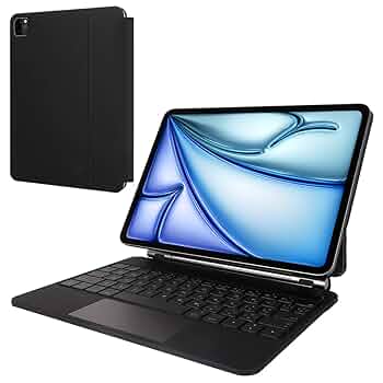 iPadPro12.9 マジックキーボード.iPadAir13インチM2にも対応 QERDAOYI マジックキーボード 2024 iPad Air 13 インチ (M2