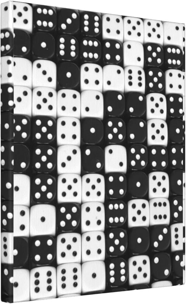 Amazon.co.jp: アートパネル ポスター 絵画 サイコロ 数字柄