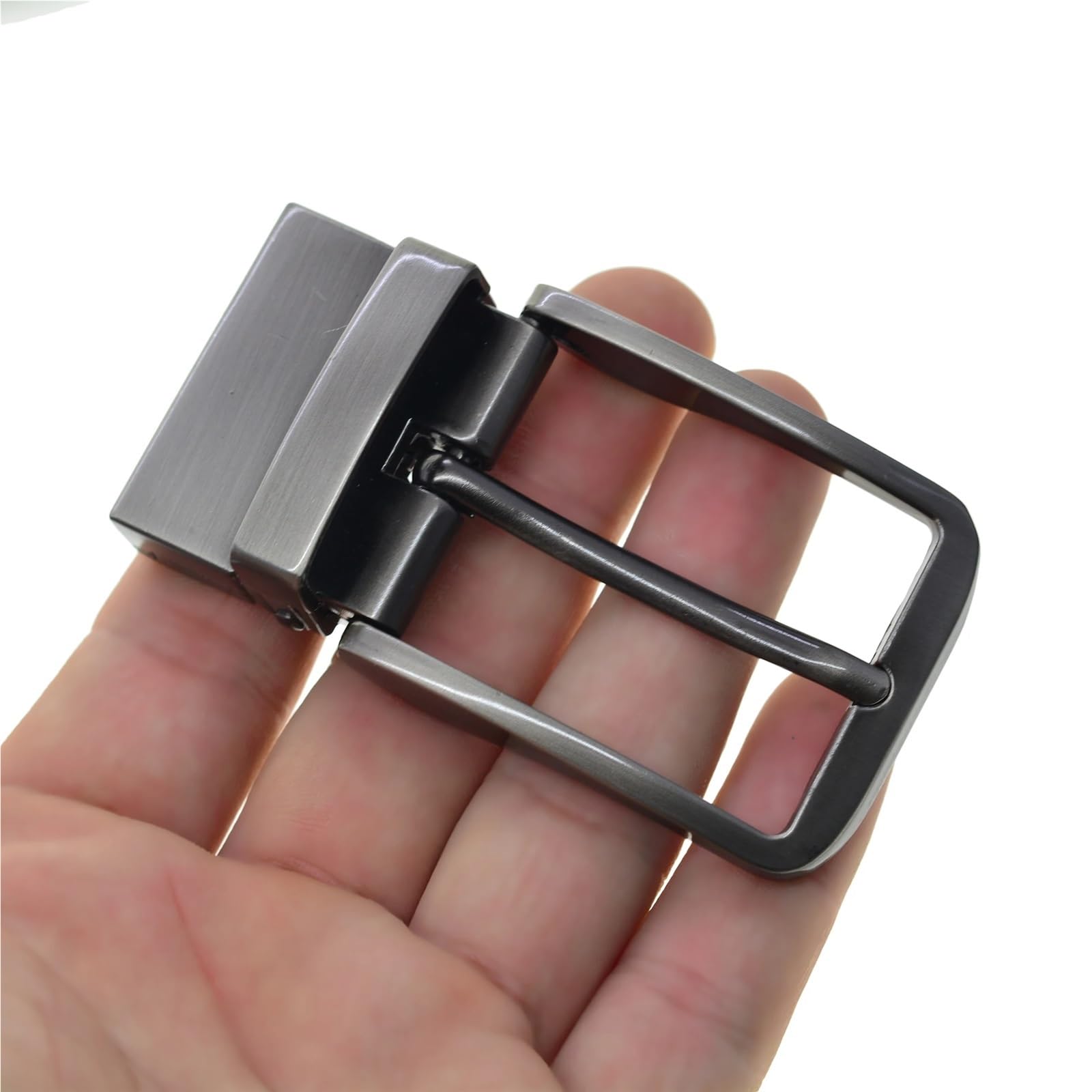 Cinturón de metal, Hebilla de cinturón segura con punta giratoria, bloqueo de pasador de aleación de Zinc, 4 Uds., for reemplazo de correa de 1,35 pulgadas