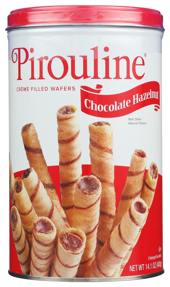 Rolled Wafers, Chocolate Hazelnut, 14 oz, 6 pk
