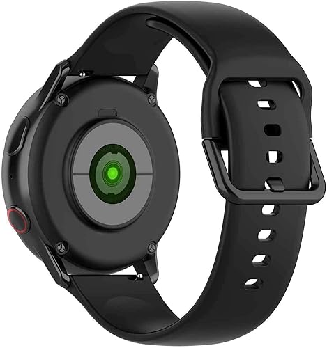 Miniatura 2 de Correas de repuesto para reloj Samsung Galaxy Watch Active 2, 0.787 pulgadas de silicona de liberación rápida, correas de repuesto para Garmin