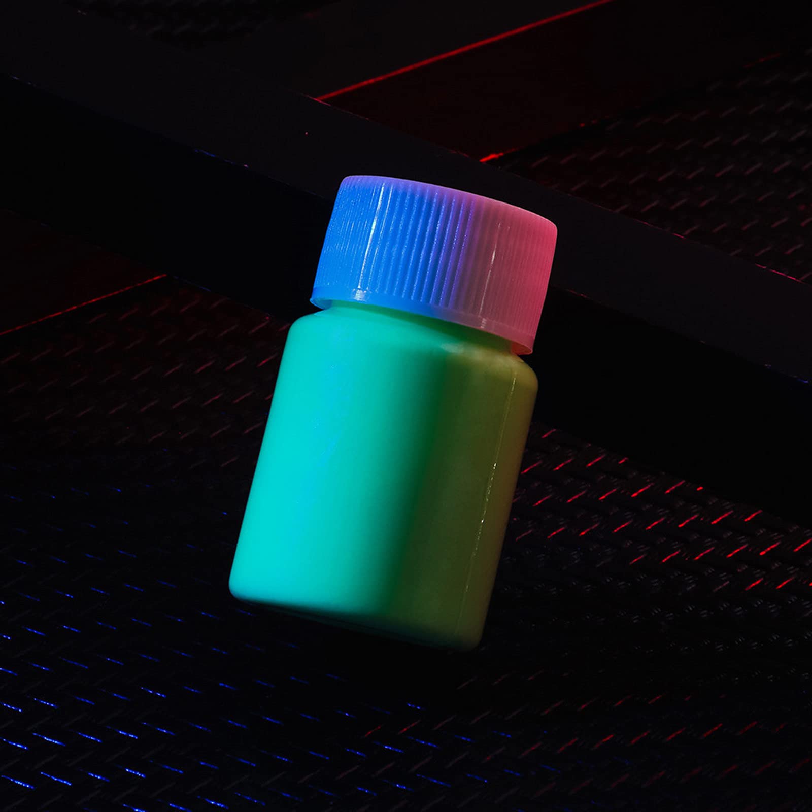 Amazon｜蓄光塗料 20ml 蛍光塗料 発光水性発光塗料 高輝度蛍光装飾塗料
