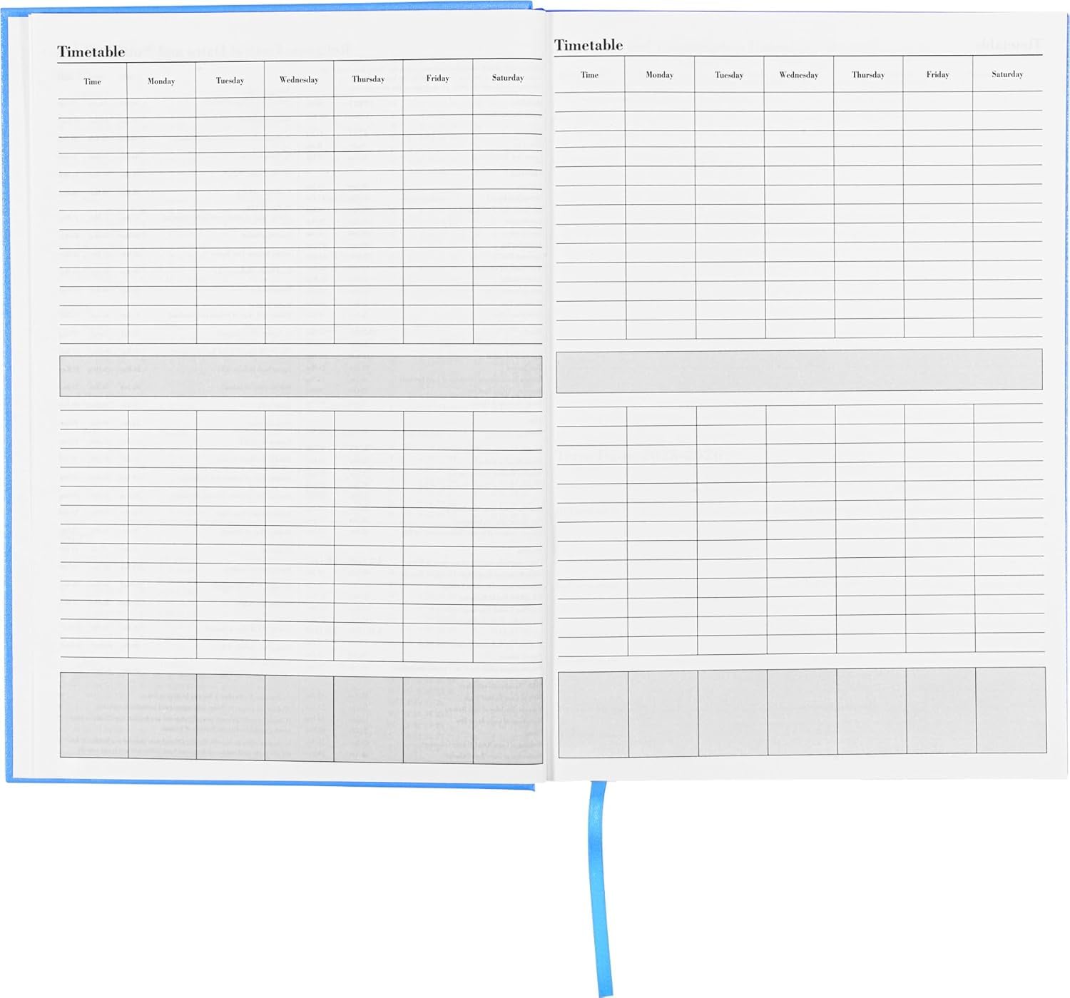 Academic Diary 2026-27 A4 Day Per Page Planner, Hardcover Student Planner & Diary Ribbon Marker, Timetable Pages - Image 4