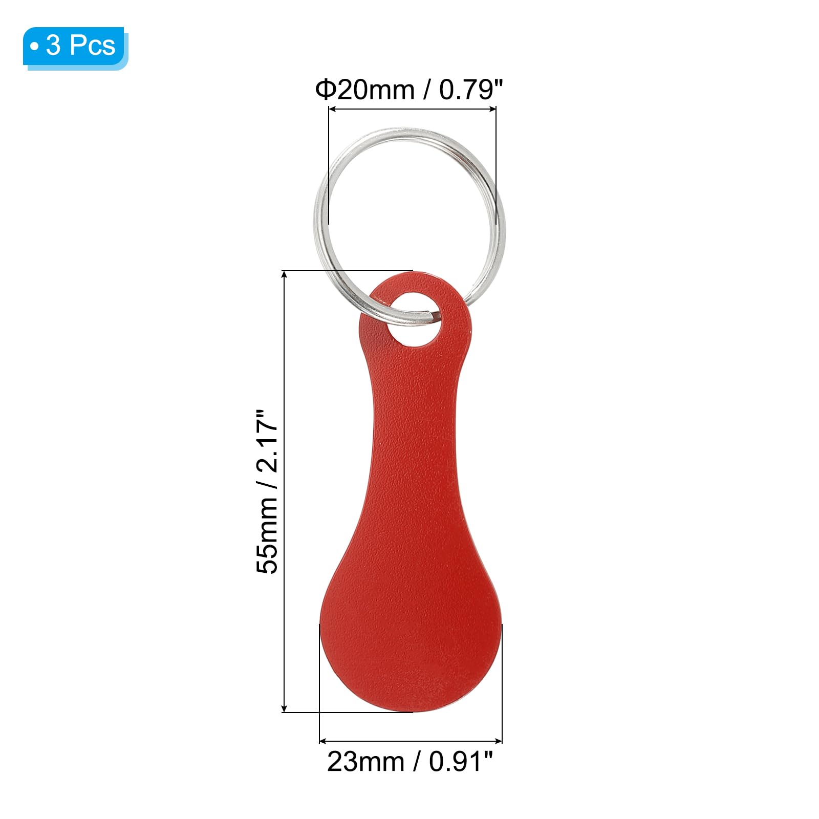 PATIKIL Shopping Trolley Token Key Ring - Image 2