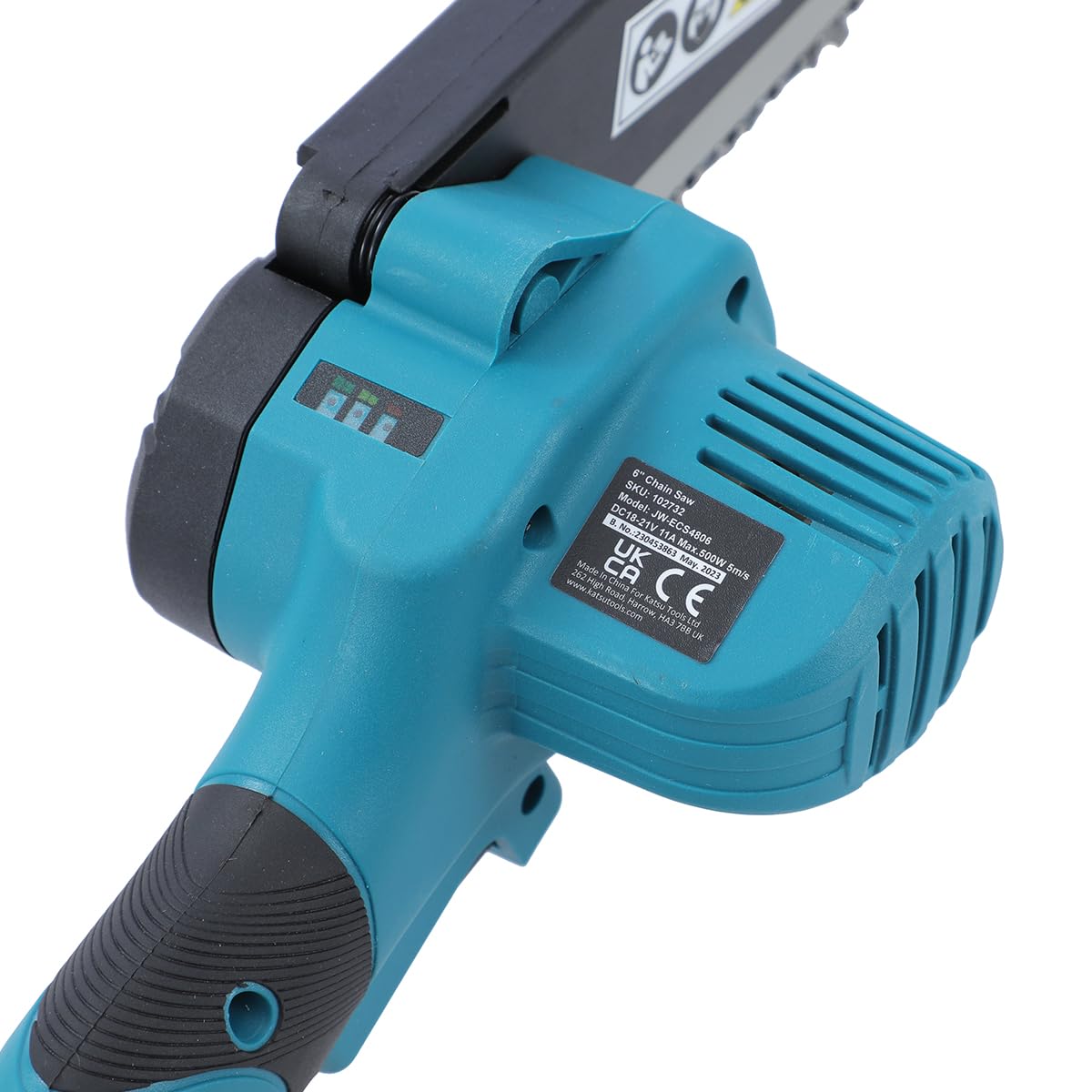 KATSU FIT-BAT 21V Motosierra Podadora de Pértiga Telescópica 3 en 1 Hasta 253cm con 3,0 Ah Batería y Brushless Motosierra y Tijera Podadora, para Cortar Ramas de Árboles