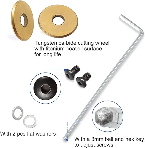 Miniatura 5 de SPEEDWOX Herramientas de mosaico de vidrio de 8 pulgadas, pinzas de mosaico de vidrio con ruedas y pinzas de azulejo, kit de cortador de mosaico de