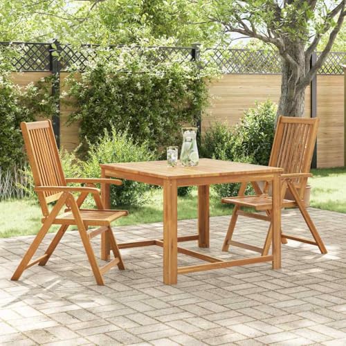 Chaise en bois pliable compacte pour optimiser l'espace du jardin