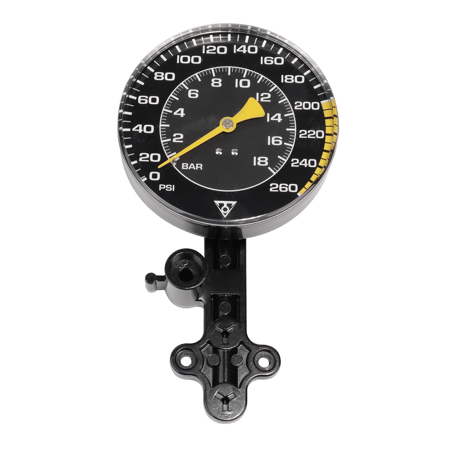 Topeak Unisex Schwarz Gauge Set Blow Ace Dx Ersatzpumpe Für Erwachsene, Einheitsgröße