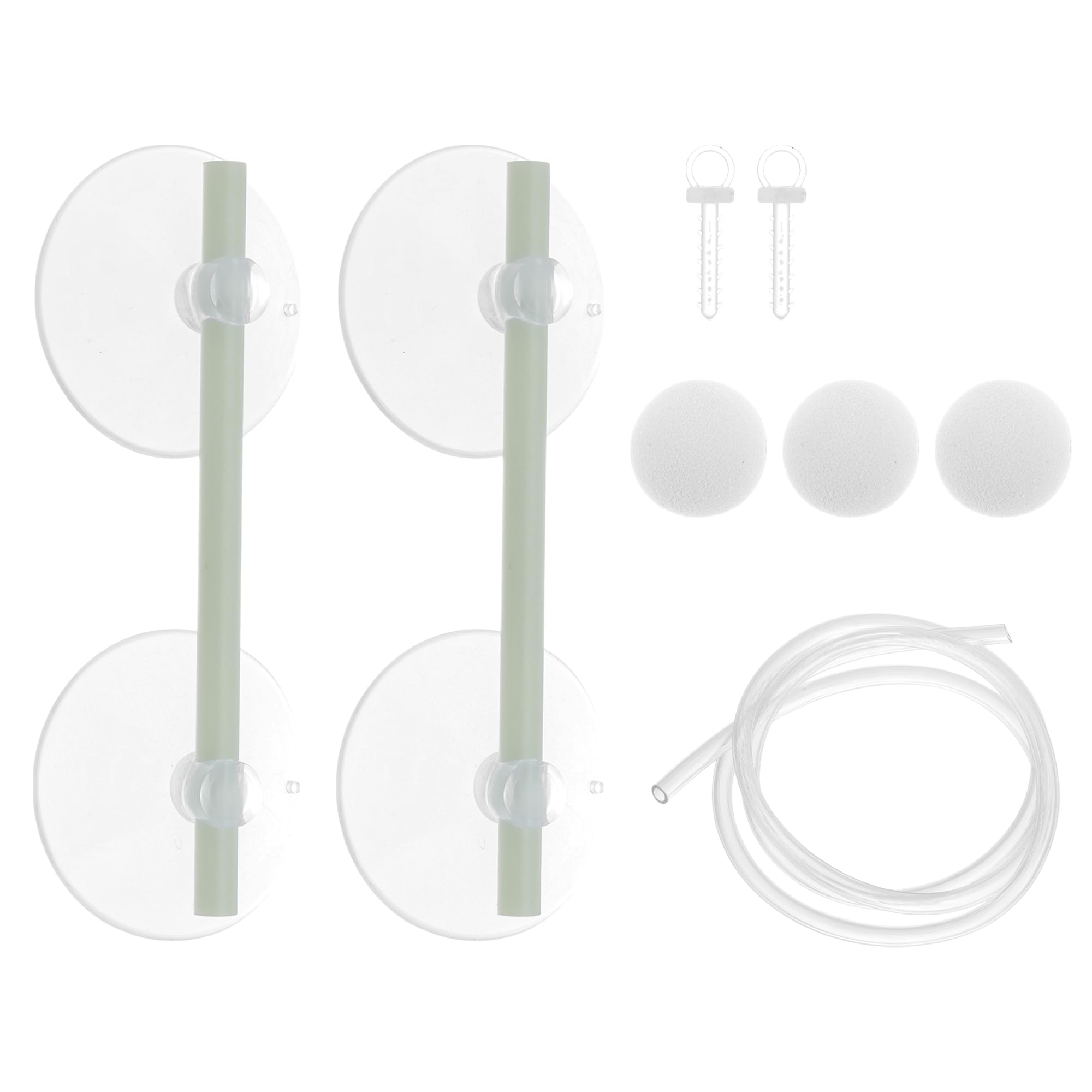 CAPASTEC Aquarium Floating Plant Corral, Floating Plant Fence for Aquarium with Suction Cups, Aquarium Floating Plant Fence for Fish Tank and Aquarium, 35.43