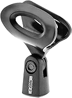 Vista 7 de 5 Core Clips de micrófono para soportes, 4 piezas, soporte universal ajustable con adaptador de tornillo macho de 5/8 pulgadas a 3/8 pulgadas