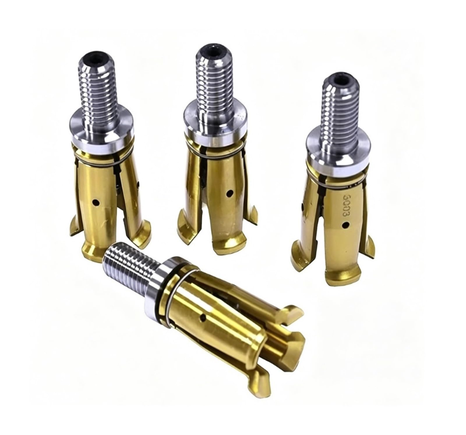 Garra de tracción de husillo Pinza BT30 BT40 de 45 grados, abrazadera garra husillo roscado interno externo, herramienta tracción 4 pétalos, centro fresadora(BT30-45)