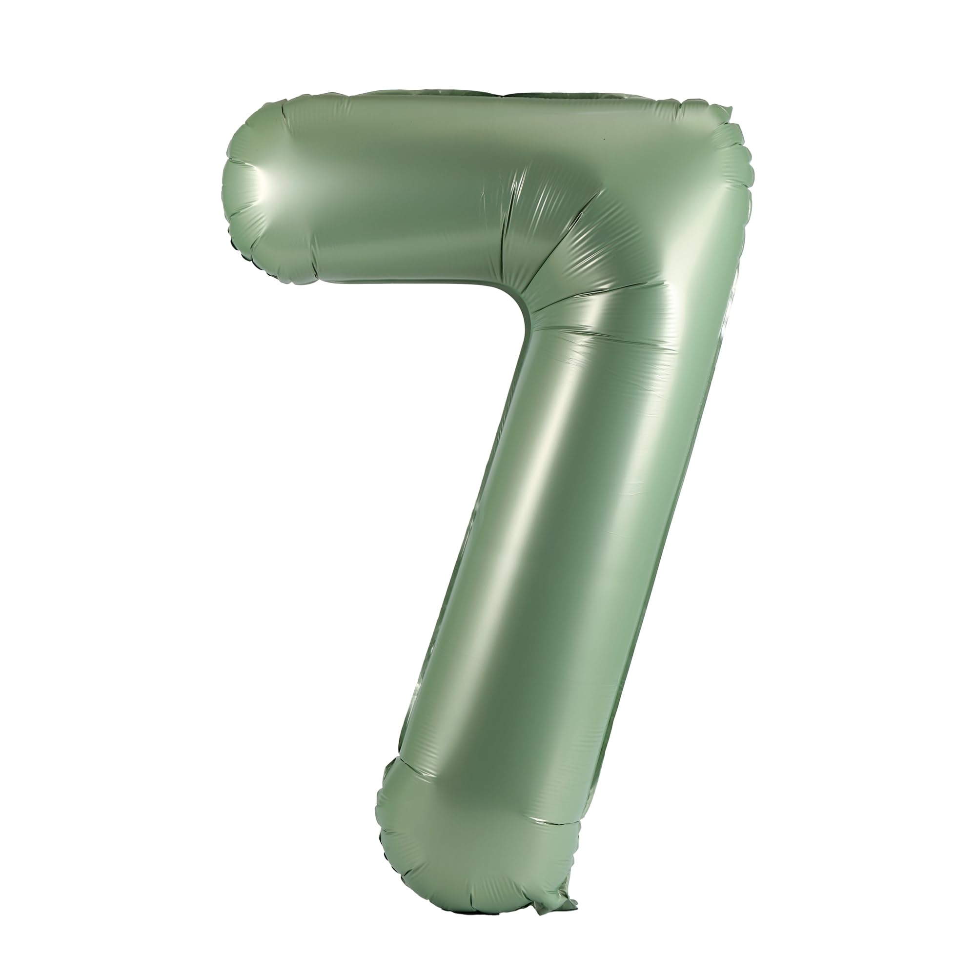YPSelected 32 Inch Large Foil Helium Number Balloon Birthday Wedding Party 0-9 (Olive Green, 7)