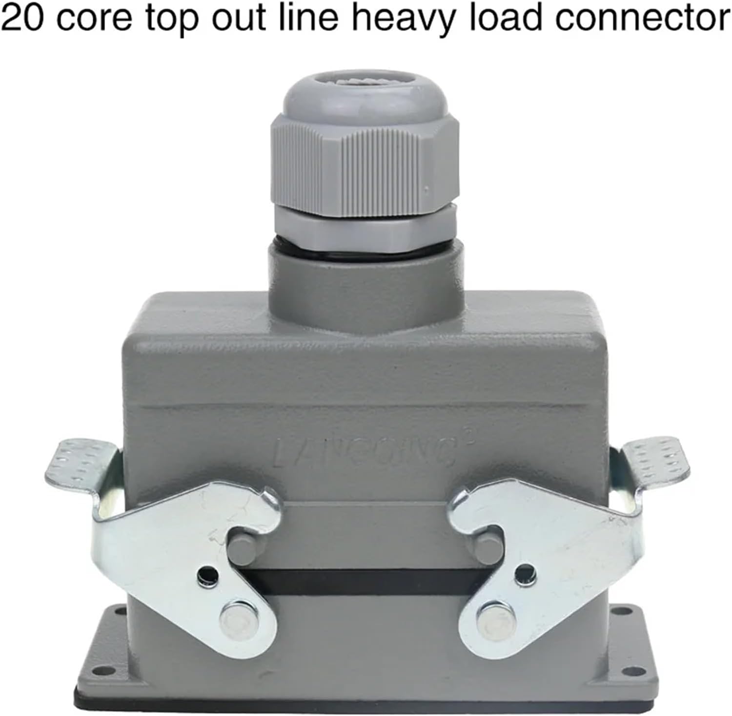 HDC-HE-20 Rectangular Heavy Duty Connector Industrial Aviation Waterproof and Dustproof Plug Socket(Top Line)