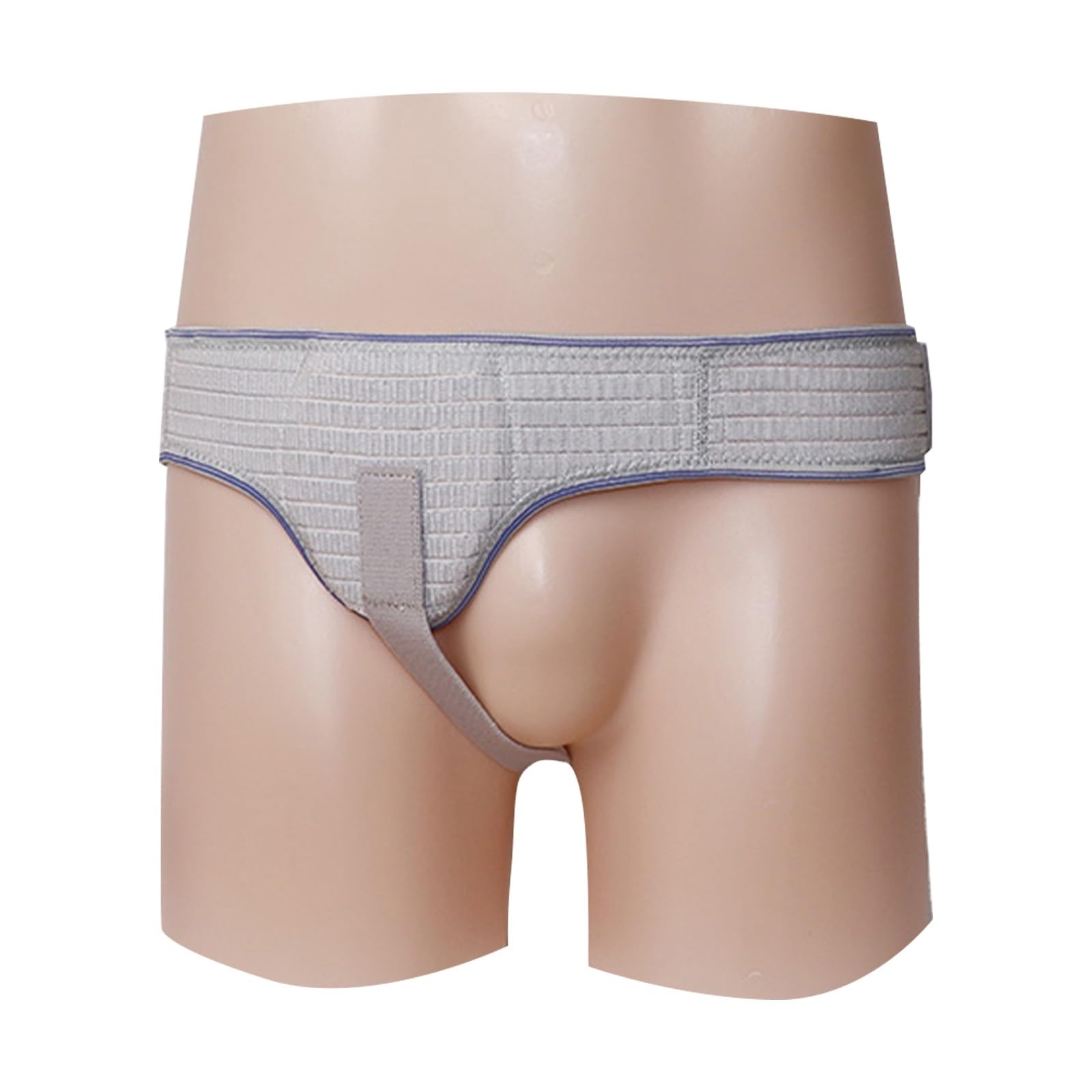 Cintura per Ernia Inguinale per Uomo, Mutande per Ernia Inguinale Uomo e Donna, Tutore Inguine Regolabile per Lato Sinistro o Destro(Gray,Medium)