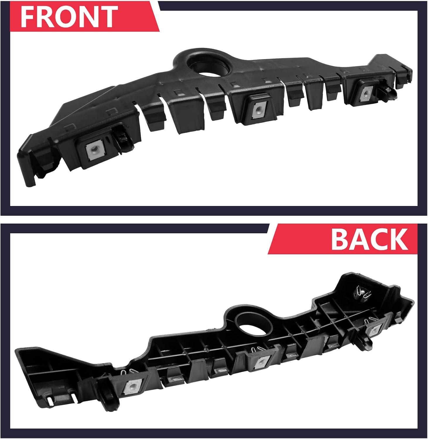 BXZ Front Bumper Cover Support Bracket Mount Driver Left Side Cover Guide for 2019-2023Chevy Silverado 1500