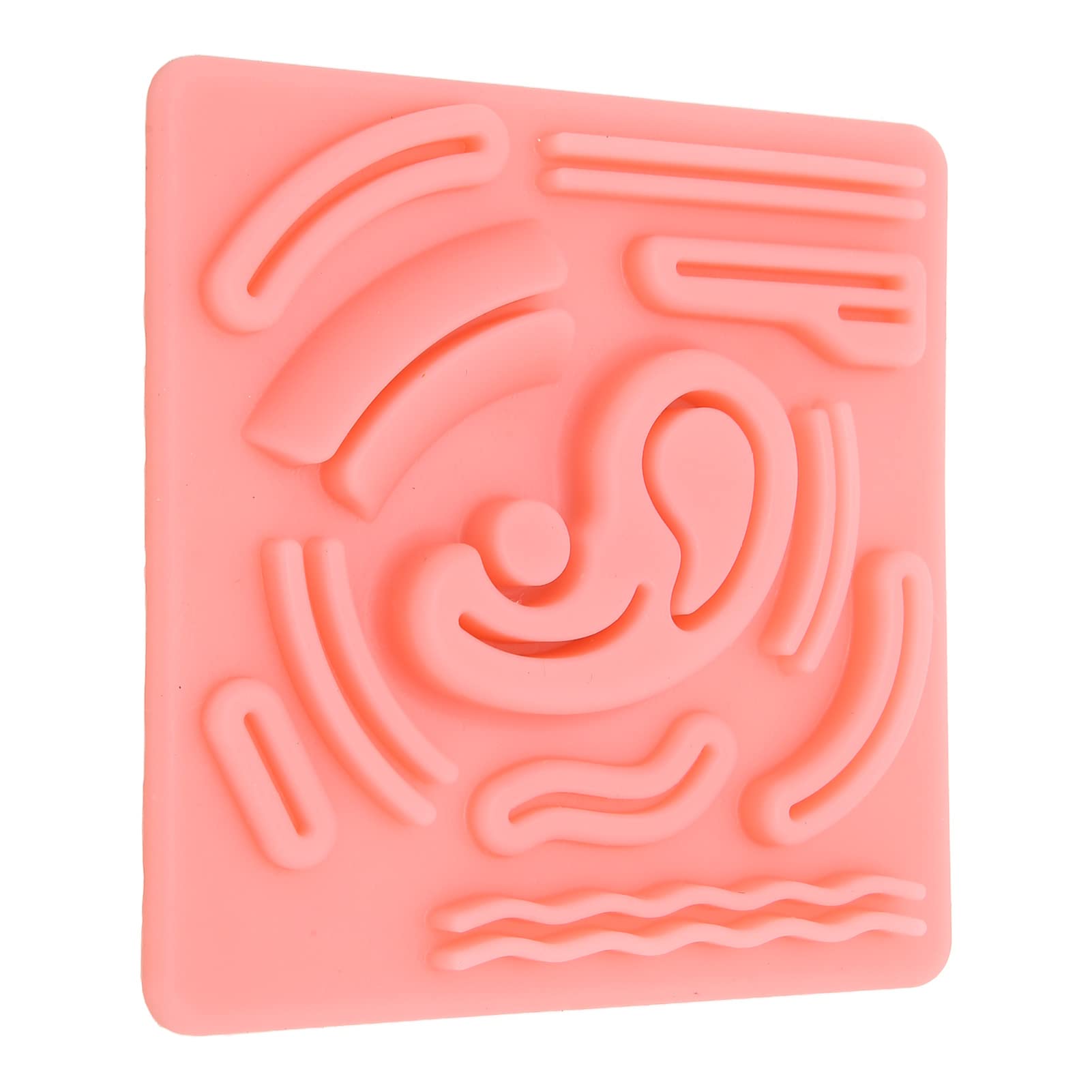 Silikonowa Podkładka do Symulacji Szwów Laparoskopowych 3D Podkładka do Szwów Laparoskopowych z Wstępnie Naciętymi Ranami do Wiązania, Szycia i Wycinania ćwiczeń Tkankowych
