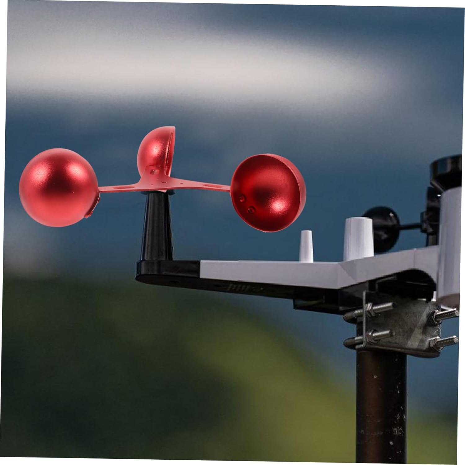 BESPORTBLE Aluminum Alloy Anemometer Sensor Replacement Cups 3-Cup Wind Speed Meter Parts for Weather Stations Greenhouses and Outdoor Wind Measurement