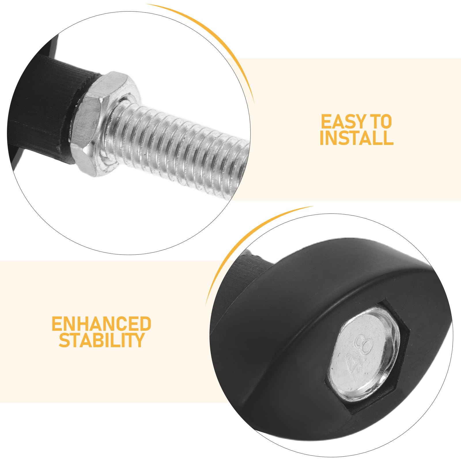 4 Tornillos de Repuesto para perillas de Ventilador - Conector de plástico de Ajuste Manual para Ventiladores de Pedestal y de Escritorio, con bloqueos, inclinación y Soporte para Cabezal.
