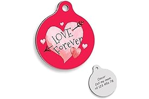Love Forever Personalized Brother Dog Tag - Custom Name Tag - ID...