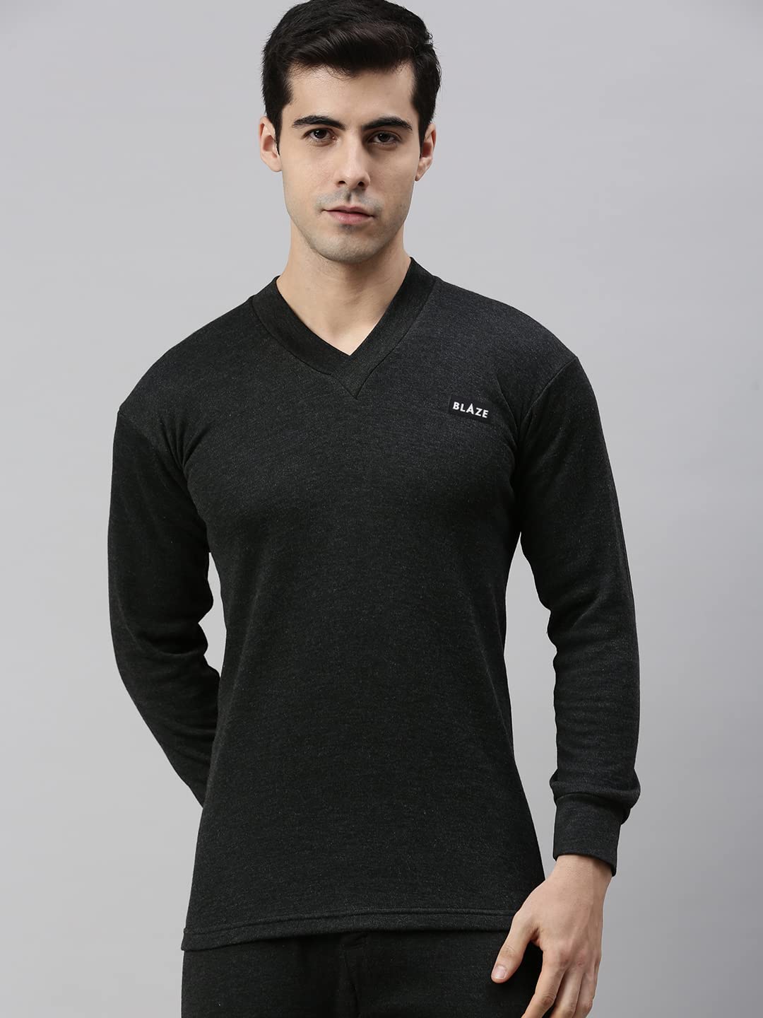 BLAZE Men’s V Neck Full Sleeves Premium Thermal Top