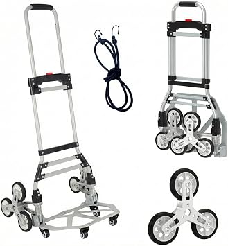 Stair Climbing Cart, 260 lbs Capacity Stair Climber Hand Truck and Dolly